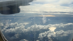 View from the plane window. Photo by Jess B.